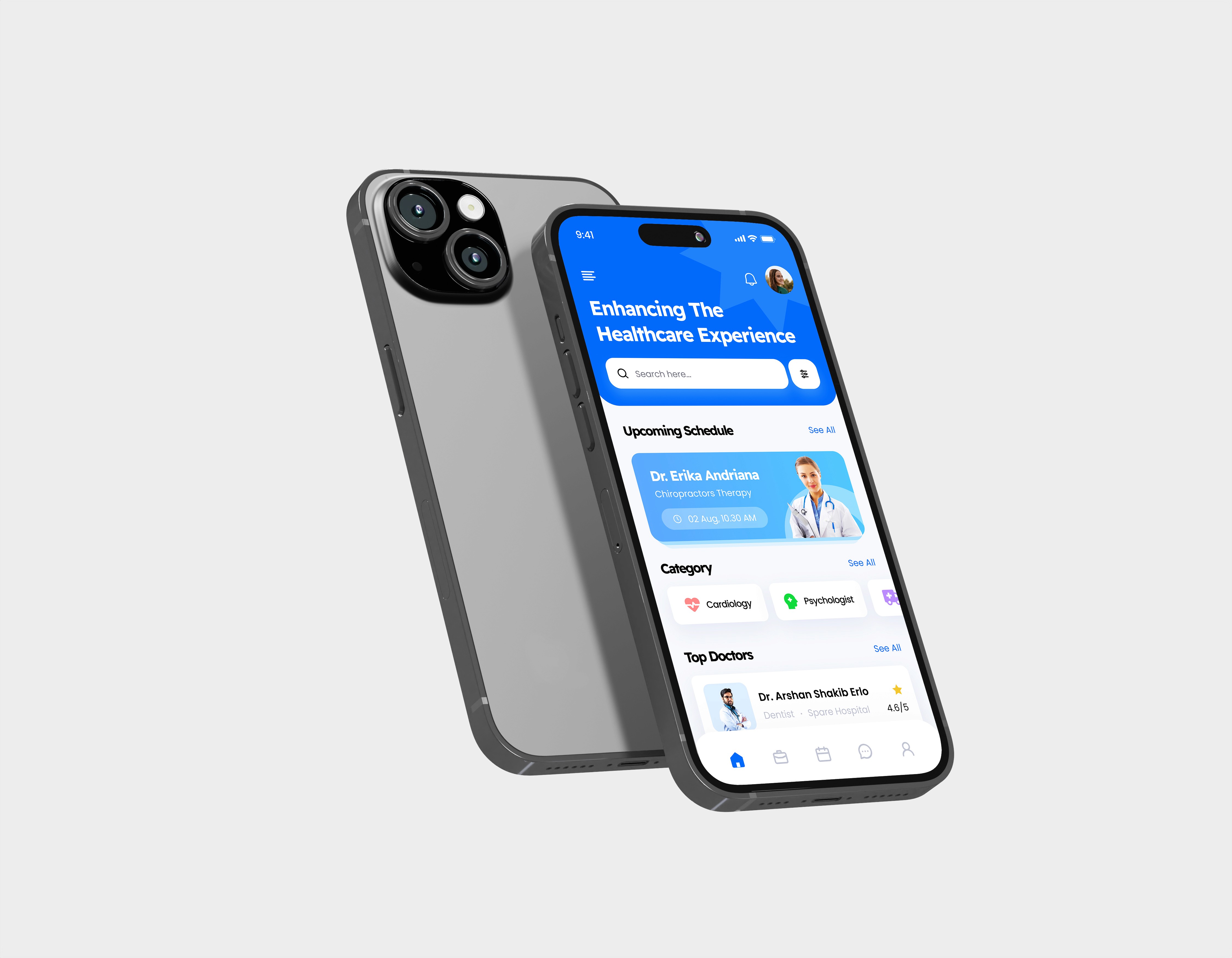 Appointment booking flow UI